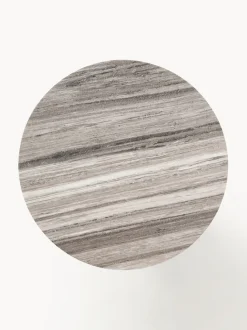 Mesa de comedor redonda con tablero de mármol Noam