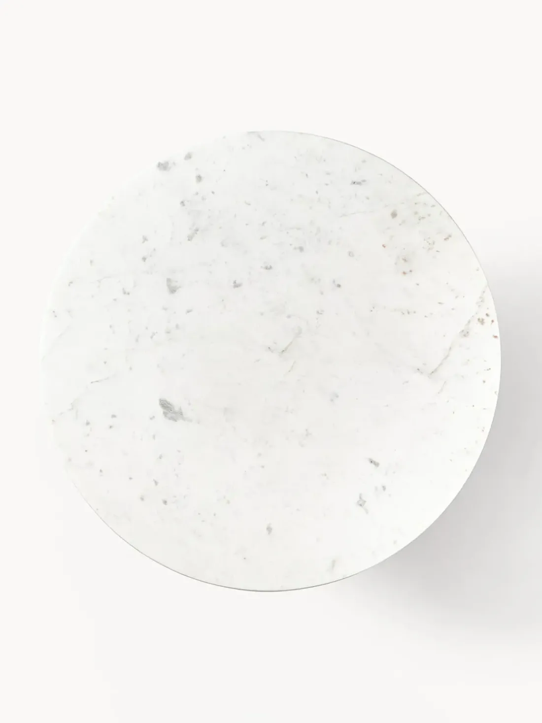 Mesa de comedor redonda con tablero de mármol Nelly, tamaños diferentes