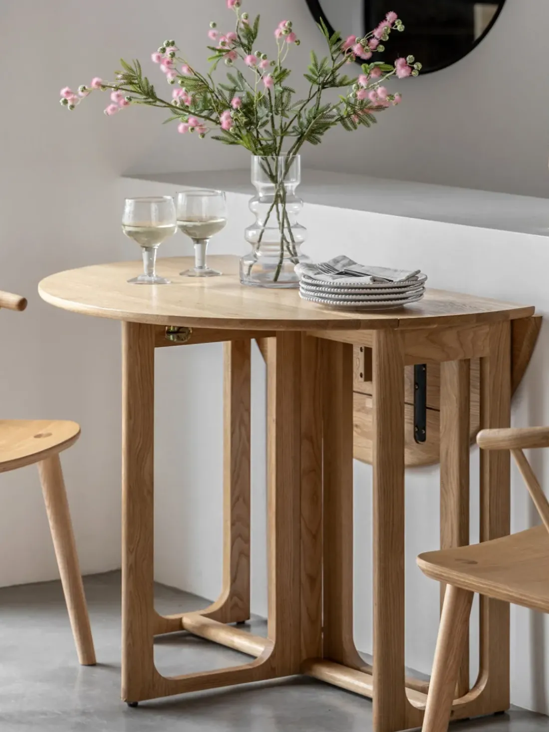 Mesa de comedor redonda Craft, Ø 100 cm
