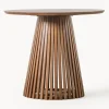 Mesa de comedor redonda de madera Brookland, Ø 90 cm