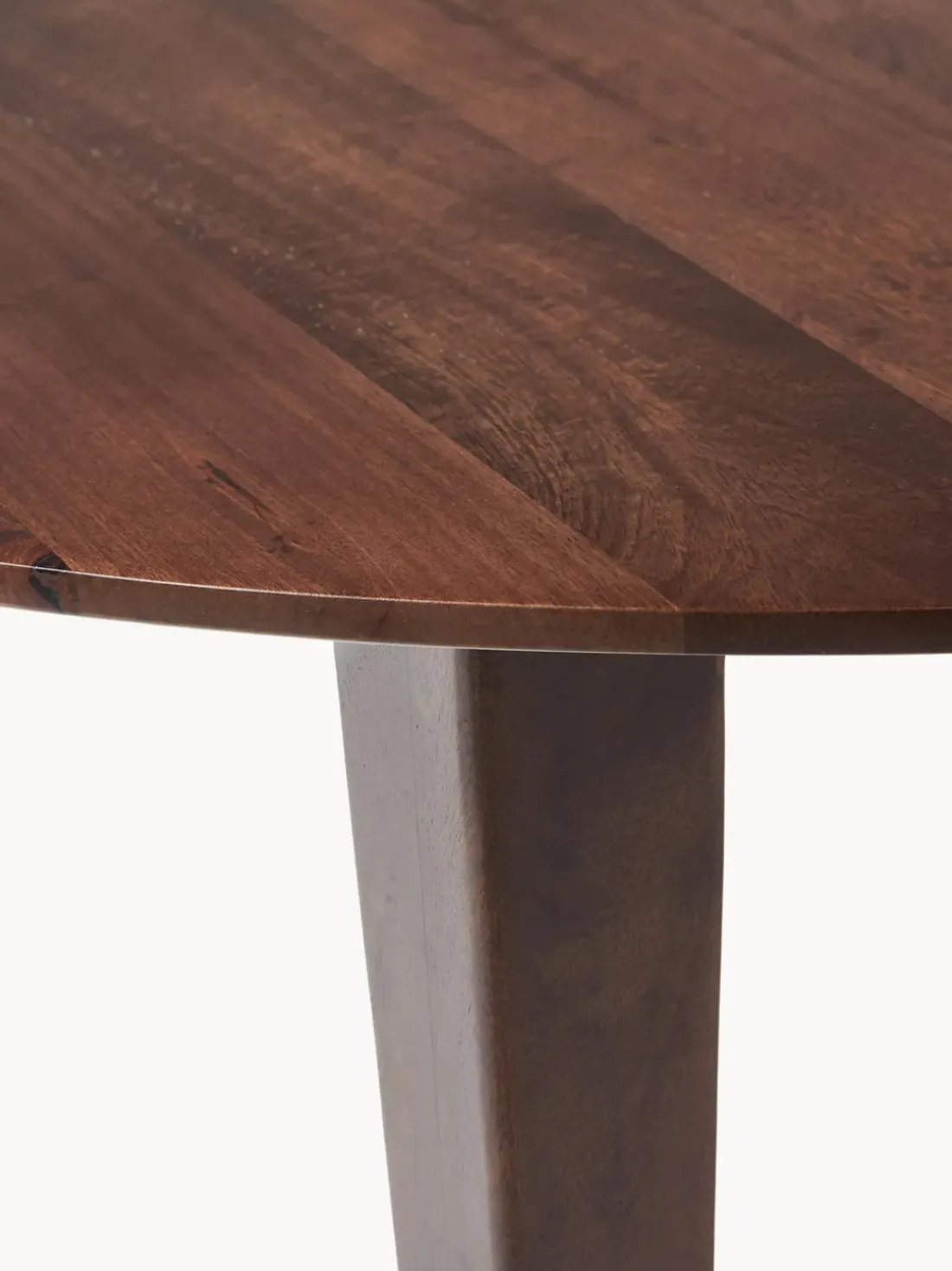 Mesa de comedor redonda de madera de mango Archie, tamaños diferentes