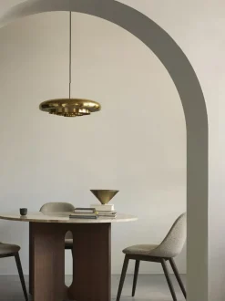 Mesa de comedor redonda de mármol Androgyne, Ø 120 cm