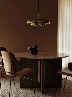 Mesa de comedor redonda de mármol Androgyne, Ø 120 cm