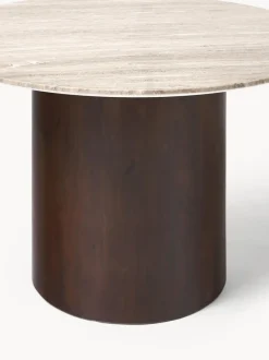 Mesa de comedor redonda de mármol, Abby, tamaños diferentes