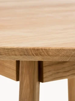 Mesa de comedor redonda de roble Yumi, Ø 115 cm