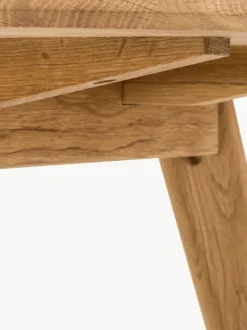Mesa de comedor redonda de roble Yumi, Ø 115 cm