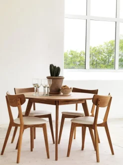 Mesa de comedor redonda de roble Yumi, Ø 115 cm