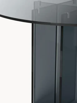 Mesa de comedor redonda de vidrio Anouk, tamaños diferentes