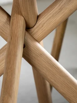 Mesa de comedor redonda Korsa, Ø 110 cm