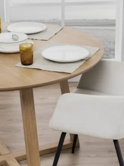 Mesa de comedor redonda Malika, Ø 120 cm