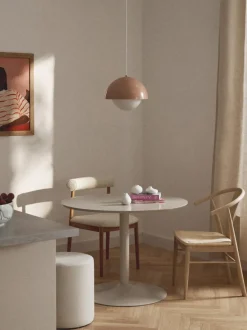 Mesa de comedor redonda Menorca, tamaños diferentes