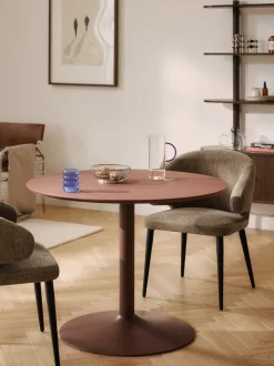 Mesa de comedor redonda Menorca, tamaños diferentes