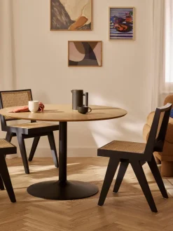 Mesa de comedor redonda Menorca, tamaños diferentes