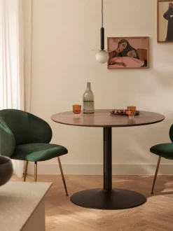 Mesa de comedor redonda Menorca, tamaños diferentes