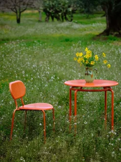 Mesa de jardín redonda Kumi, tamaños diferentes