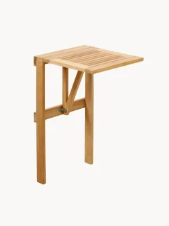 Mesa para exterior de madera de techa Balcony, plegable
