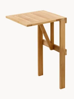 Mesa para exterior de madera de techa Balcony, plegable