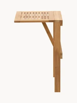 Mesa para exterior de madera de techa Balcony, plegable