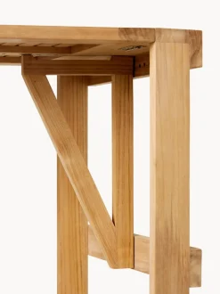 Mesa para exterior de madera de techa Balcony, plegable