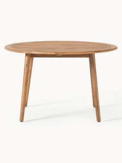 Mesa para exterior redonda de madera de acacia Marc, tamaños diferentes