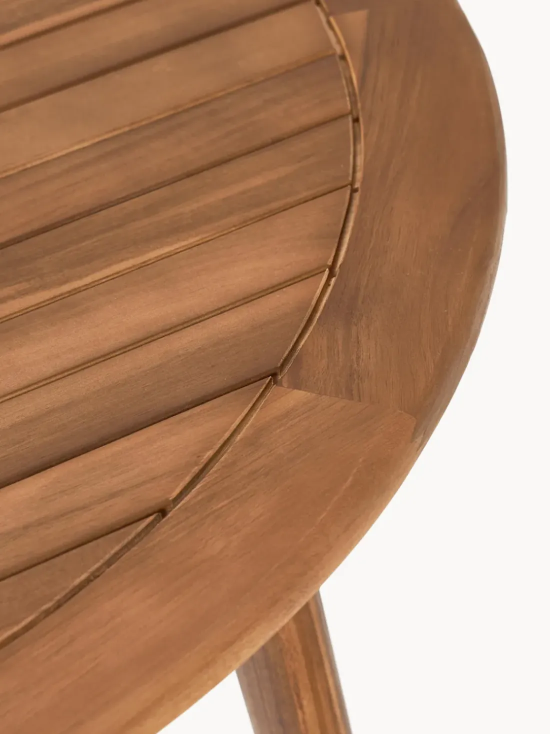 Mesa para exterior redonda de madera de acacia Marc, tamaños diferentes