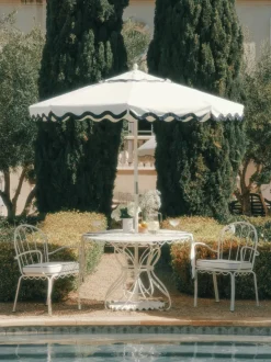 Mesa redonda para exterior Al Fresco, Ø 80 cm