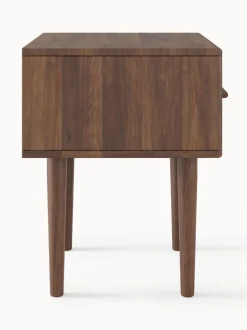 Mesita de noche de madera de mango Paul