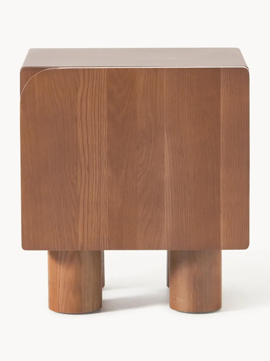 Mesita de noche de madera de roble Cadi