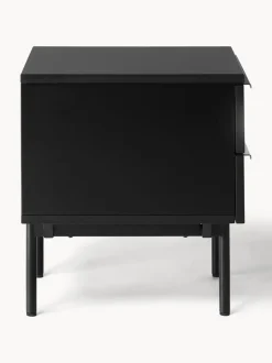 Mesita de noche de madera Elona