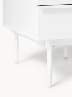 Mesita de noche de madera Elona