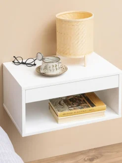 Mesita de noche de pared con cajón Cholet