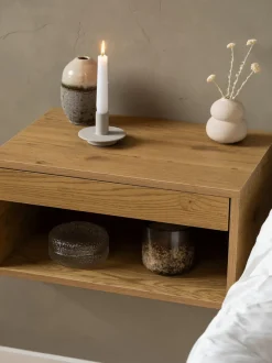 Mesita de noche de pared con cajón Cholet