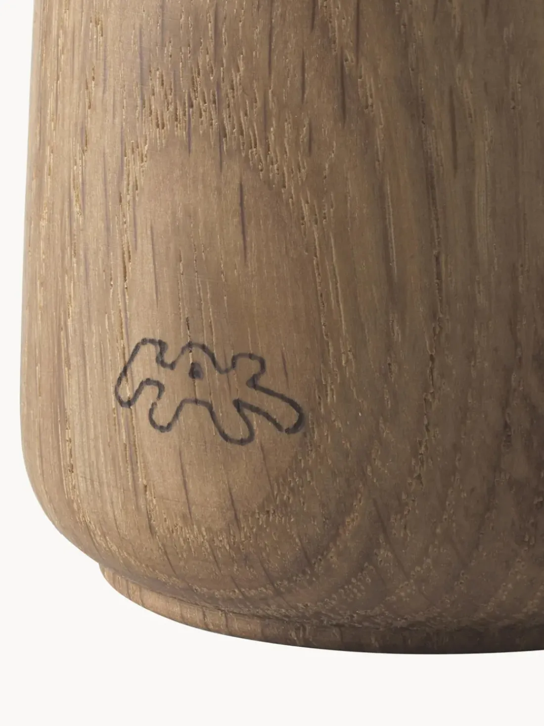 Molinillo de especias de madera de roble hecho a mano Hammershøi