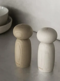Molinillo de sal y pimienta de madera de fresno Moli, 2 uds.