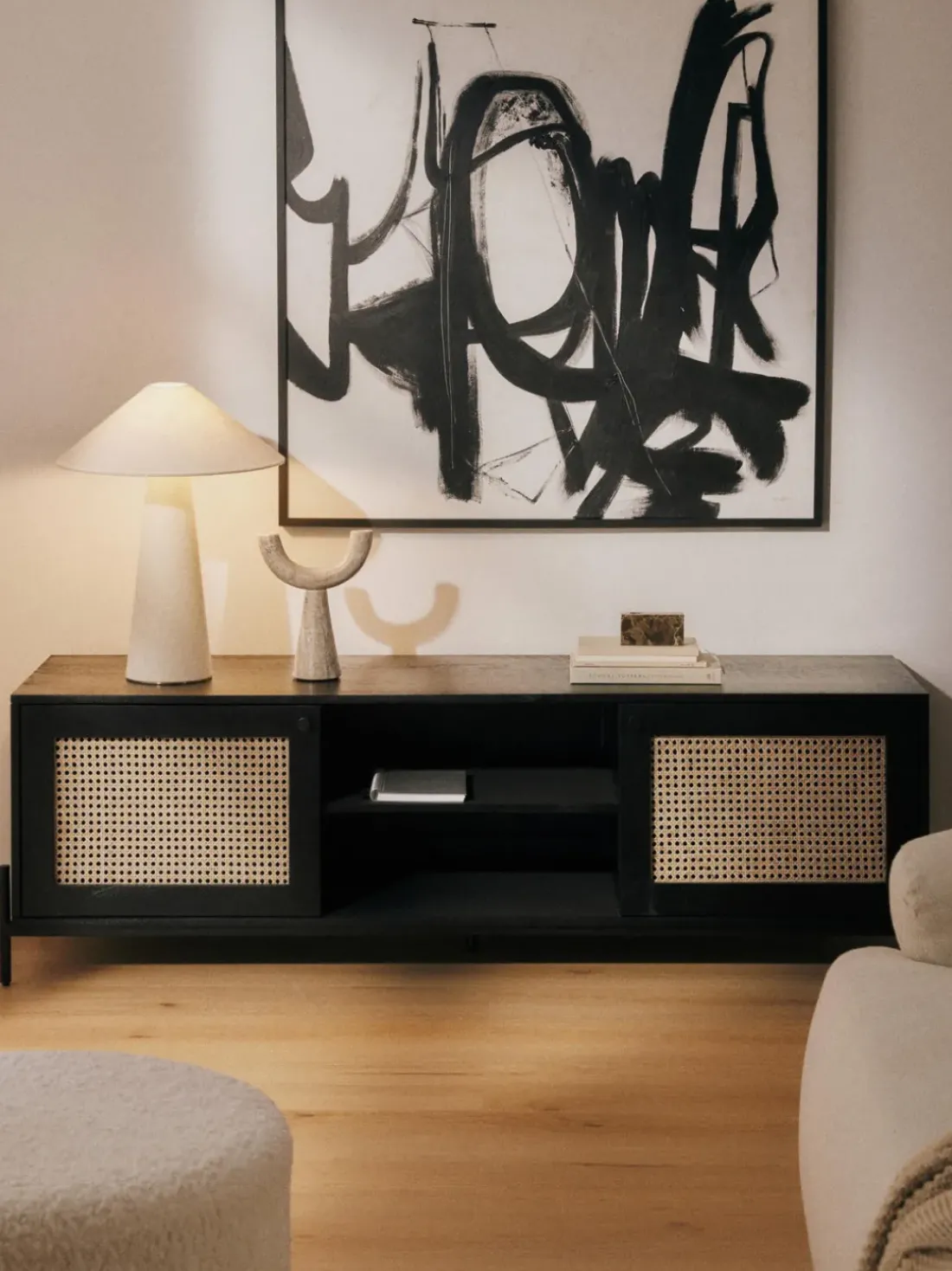 Mueble de TV con tejido vienés Vienna