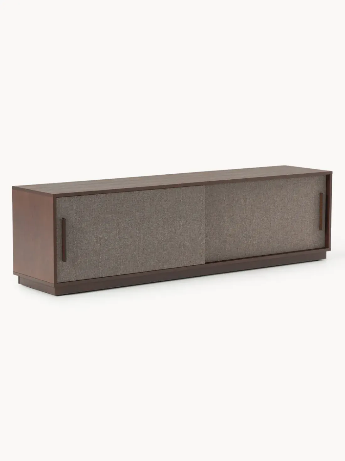 Mueble TV de madera con frente tapizado Wisp