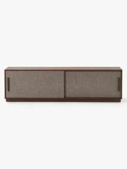 Mueble TV de madera con frente tapizado Wisp