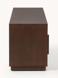 Mueble TV de madera con frente tapizado Wisp