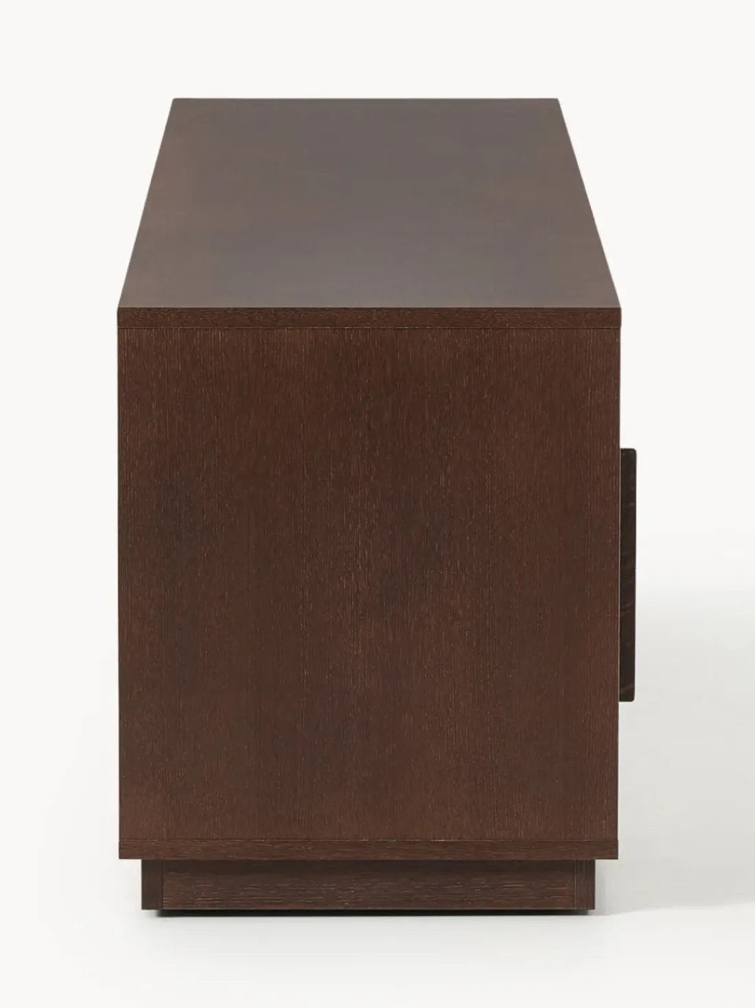 Mueble TV de madera con frente tapizado Wisp