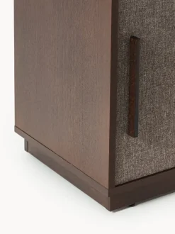 Mueble TV de madera con frente tapizado Wisp