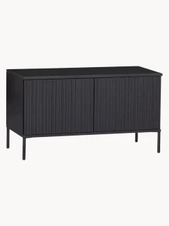 Mueble TV de madera de pino Avourio, 2 puertas