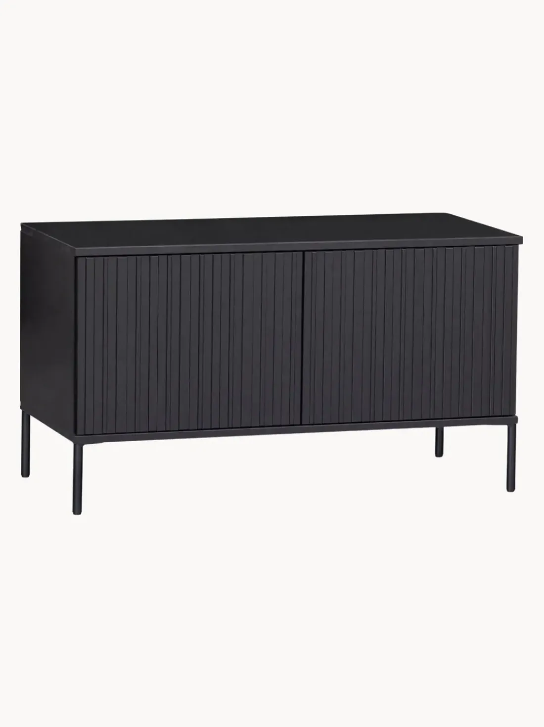 Mueble TV de madera de pino Avourio, 2 puertas