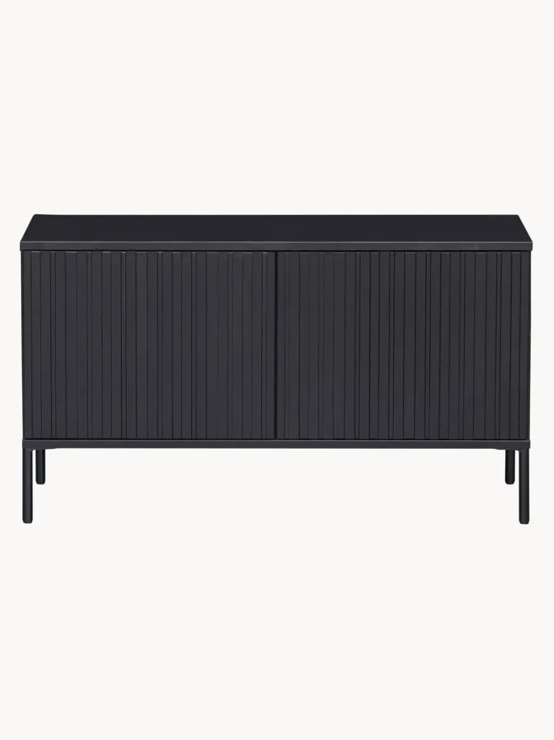 Mueble TV de madera de pino Avourio, 2 puertas