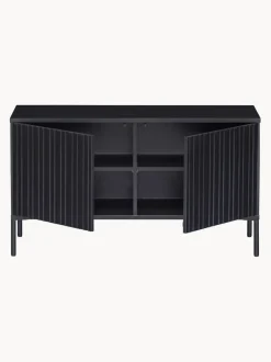 Mueble TV de madera de pino Avourio, 2 puertas