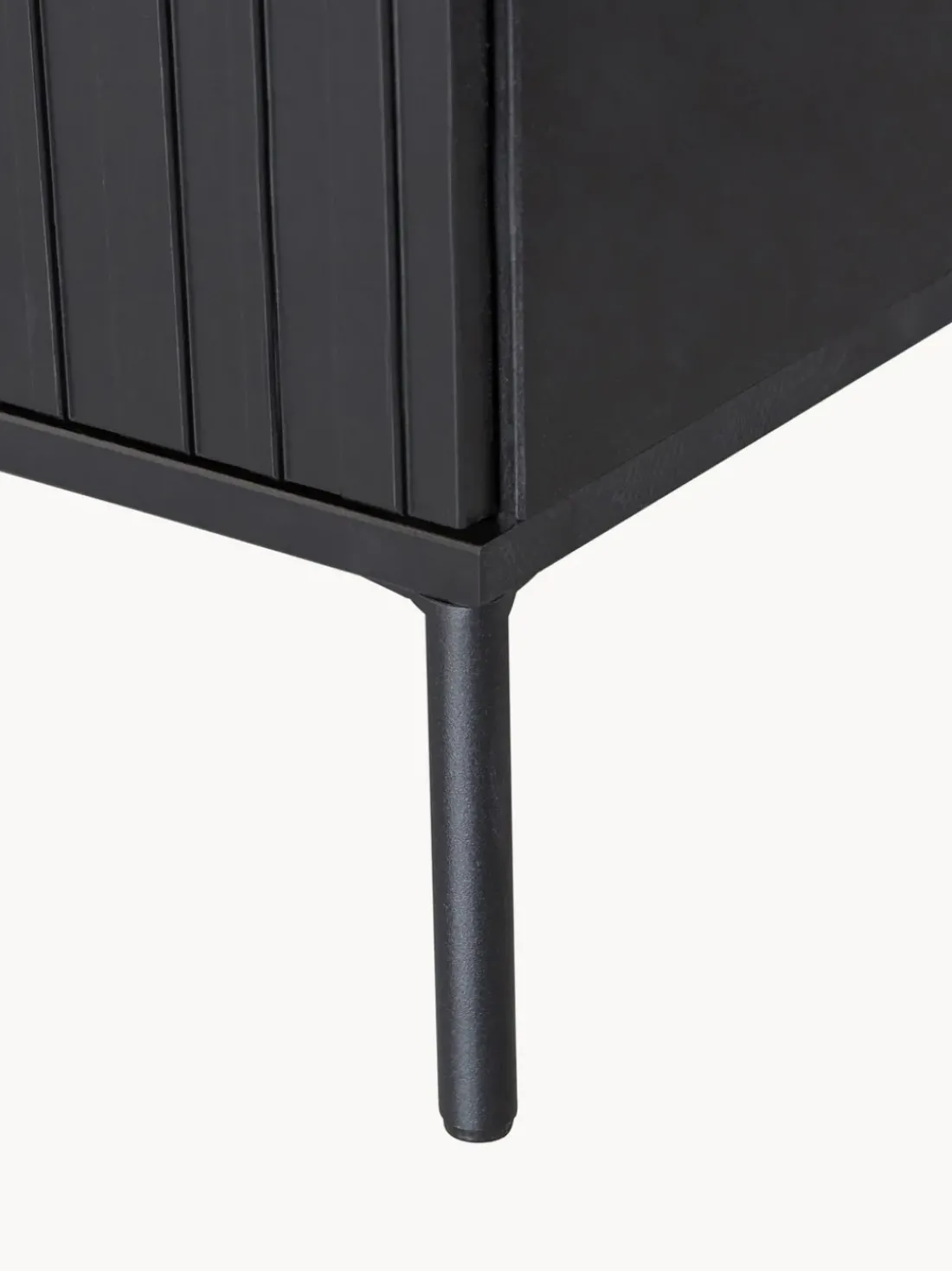 Mueble TV de madera de pino Avourio, 2 puertas