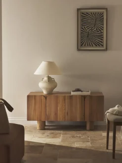 Mueble TV de madera de roble Cadi
