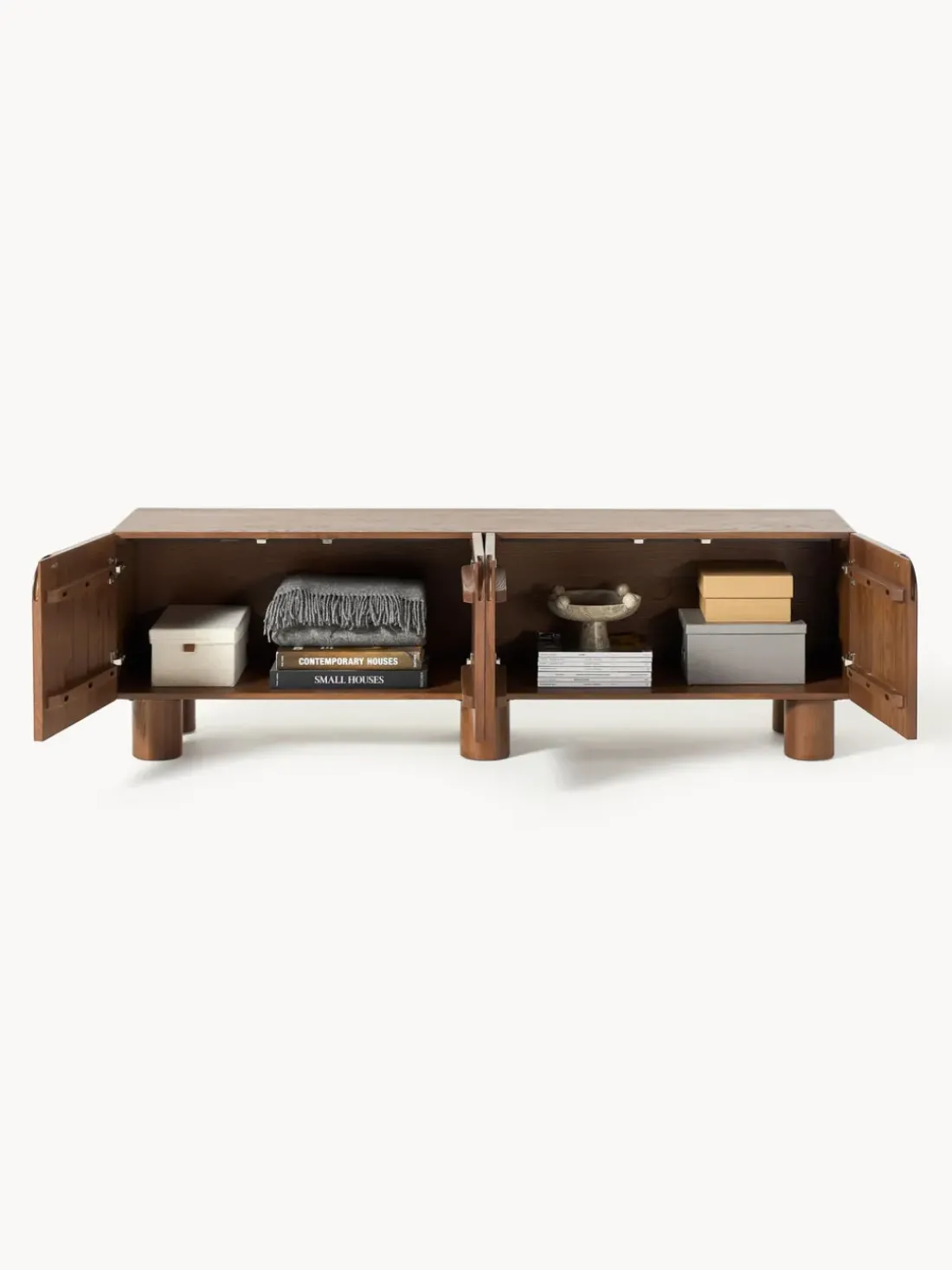 Mueble TV de madera de roble Cadi