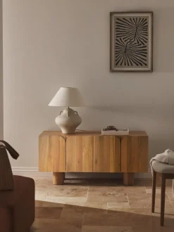 Mueble TV de madera de roble Cadi