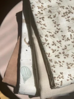 Muselinas para bebé de algodón ecológico Dreamland, 3 uds.