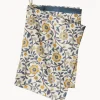 Paño de cocina artesanal con estampado floral Lulu